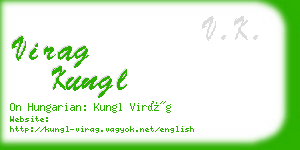 virag kungl business card